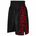 Garcia Zebra Boxing Shorts - Black/Red