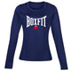 Boxfit Rhino Womens L/S Large Logo Base Layer - Navy