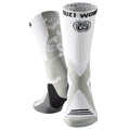 Suzi Wong Skulls X-Sole Limited Edition Boxing Socks - White/Grey