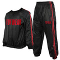 Tuf Wear Heavy Duty Sweatsuit Sauna Suit - Black