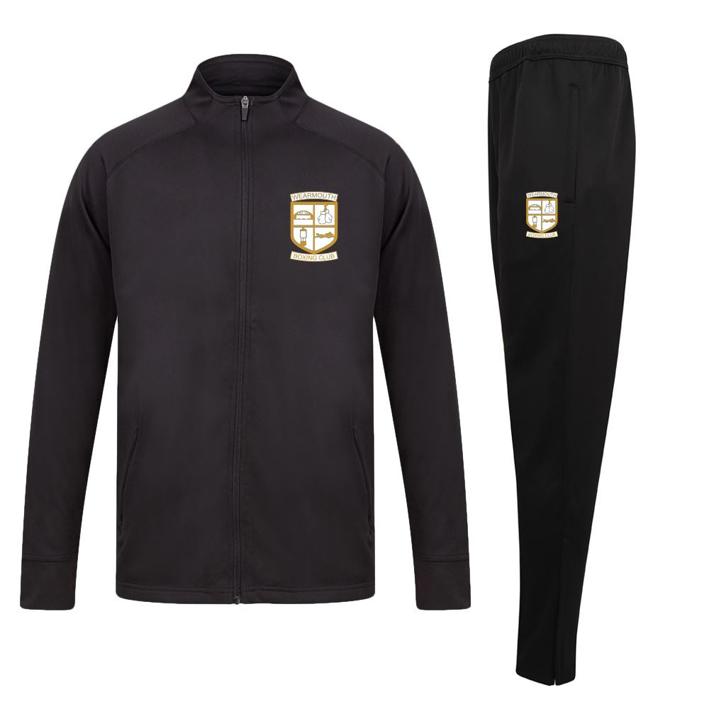 Wearmouth Boxing Club Slim Fit Poly Tracksuit
