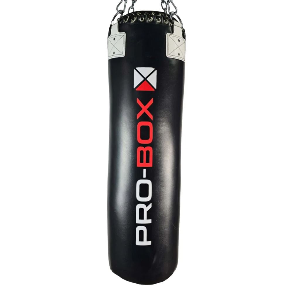 Pro Box 'Champ' Leather Hybrid 4ft Straight Punchbag & Chain