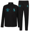 Unitas ABC Kids Slim Fit Tracksuit - Black/Black