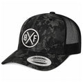 BXF Camo Trucker Cap - Black