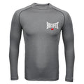 Boxfit Rhino Small Logo Long Sleeve Base Layer - Grey