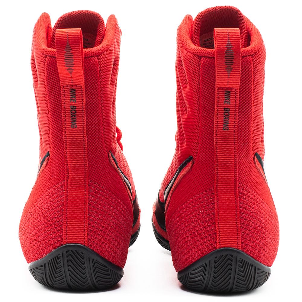 NIKE MACHOMAI 3 BOXING BOOTS - RED/BLACK