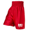 Bn1 Boxing Satin Boxing Shorts - Red