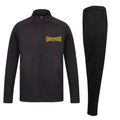 Christchurch Abc Slim Fit Poly Tracksuit - Black/Black