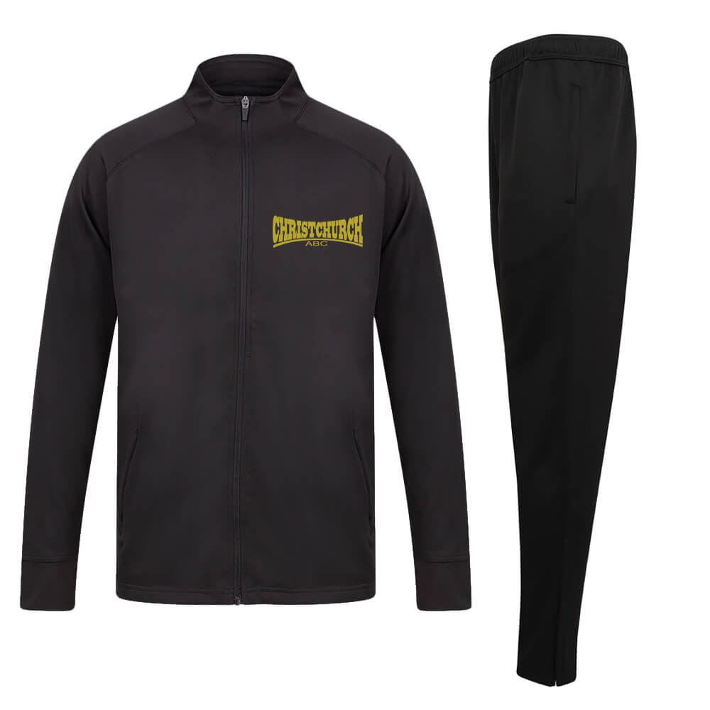 Christchurch Abc Slim Fit Poly Tracksuit