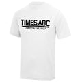 TIMES ABC POLY T-SHIRT - White