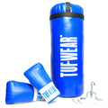 Tuf Wear Junior 2Ft Punchbag Kit With Gloves - Blue/White