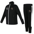 Chelmsford Abc Kids Slim Fit Poly Tracksuit - Black/White