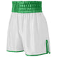 Women’S Contrast Waistband Boxing Shorts - White/Green