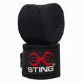 STING ELASTICISED HAND WRAPS 2.5M - Black