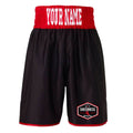 Sheerness Boxing Club Boxing Shorts - Black/Red