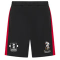 Bang Bang Kids Knitted Shorts with Zip Pockets - Black/Red
