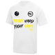 OMNIBUS Boxing Kids Poly T-Shirt - White/Yellow