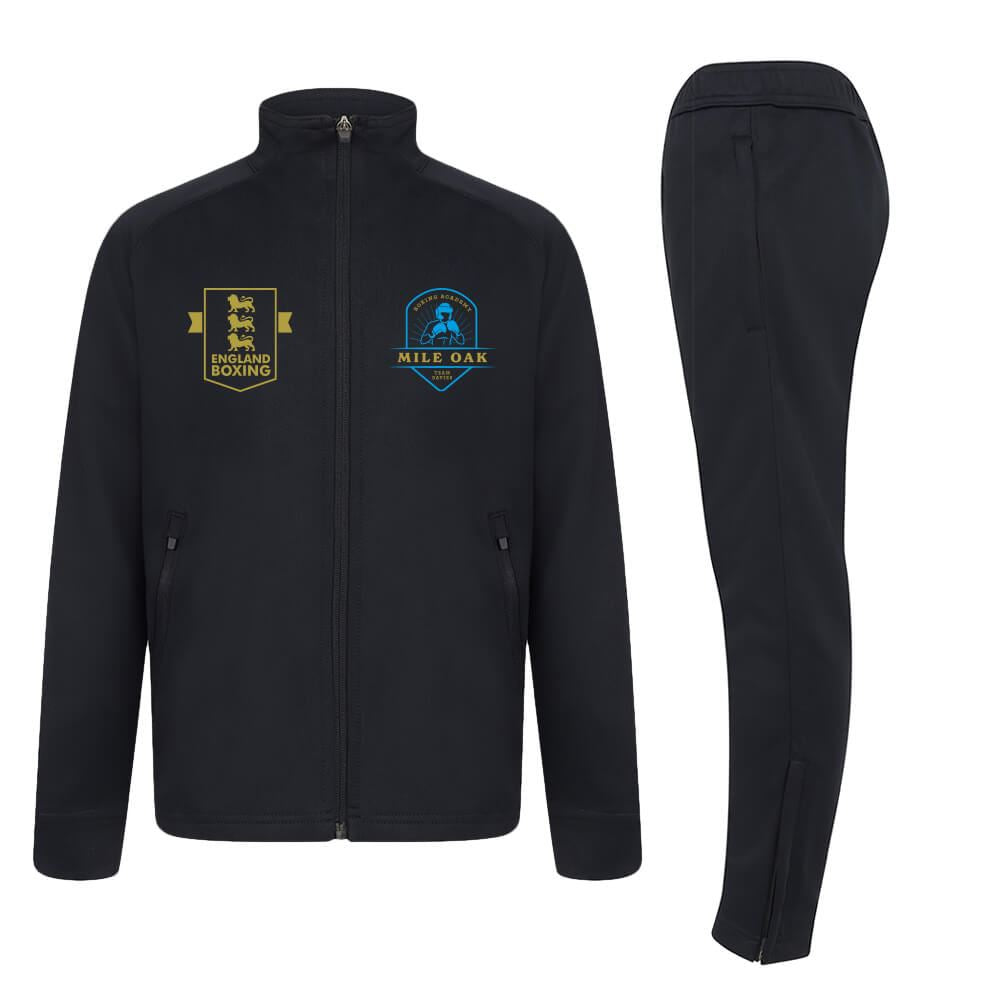 Mile Oak Boxing Academy Kids Slim Fit Tracksuit