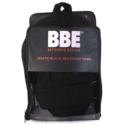 BBE Matte Black Gel Boxing Focus Pads