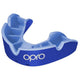 Opro Gen4 Silver Mouthguard - Blue/Light Blue