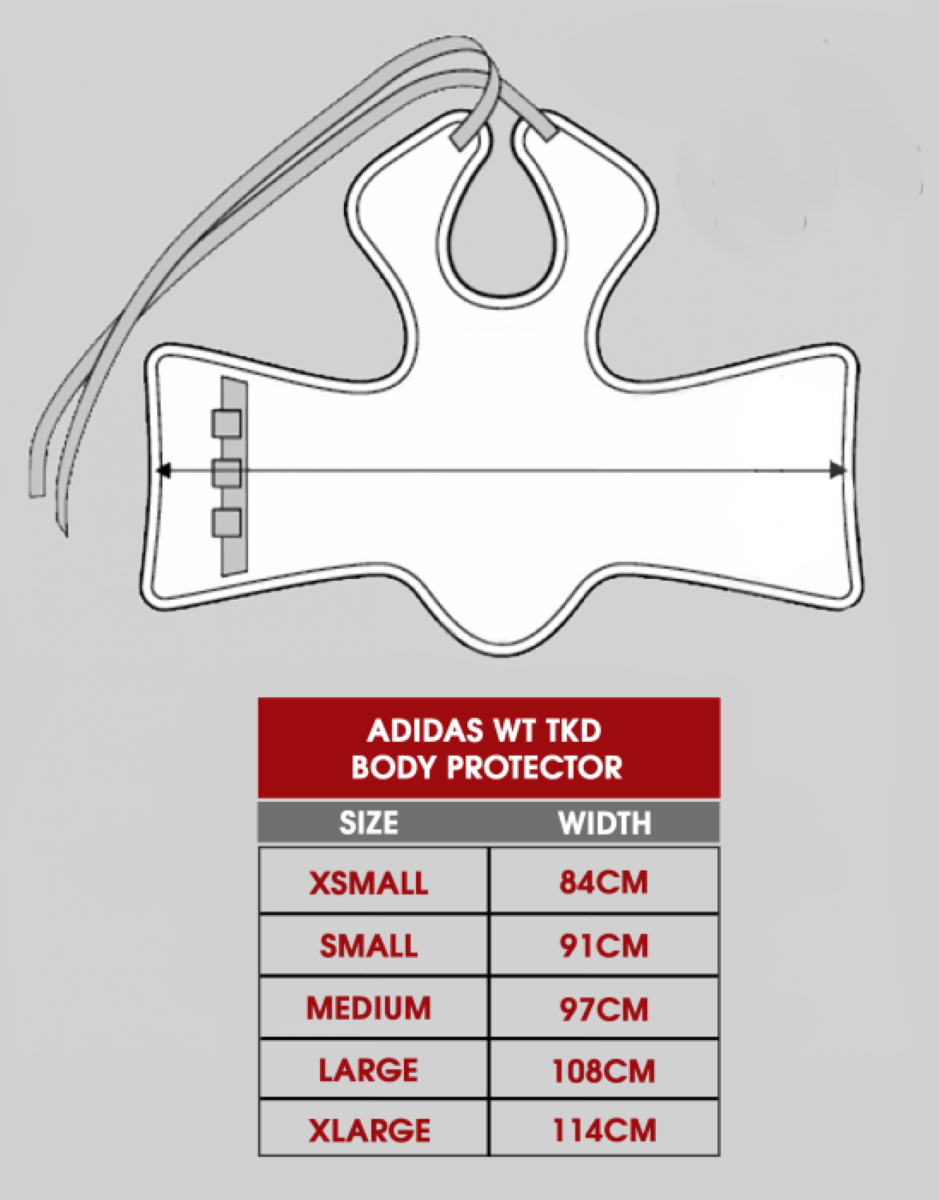 Adidas WT TKD  Reversible Body Protector