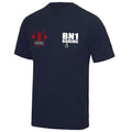 Bn1 Boxing Poly T-Shirt - Navy