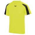Boxfit Contrast Poly T-Shirt - Fluo Yellow/Black