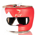 Fly Superbar Lightning Head Guard - Red/White/Gold