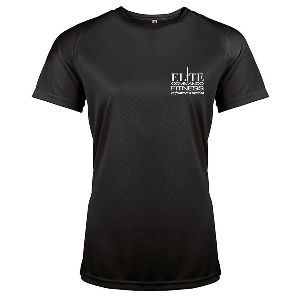 Elite Commando Fitness Womens Sports T-Shirt