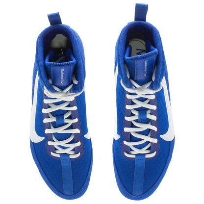 NIKE MACHOMAI 3 BOXING BOOTS - ROYAL BLUE/WHITE