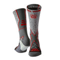 Suzi Wong Fade X-Sole Boxing Socks - Grey/Red