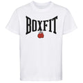 Boxfit Junior Large Branded T-Shirt - White/Black