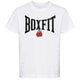 Boxfit Junior Large Branded T-Shirt - White/Black