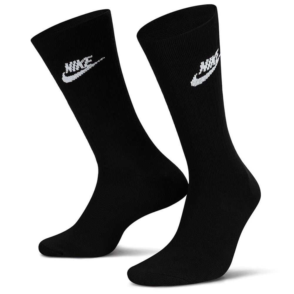 nike women's black crew socks