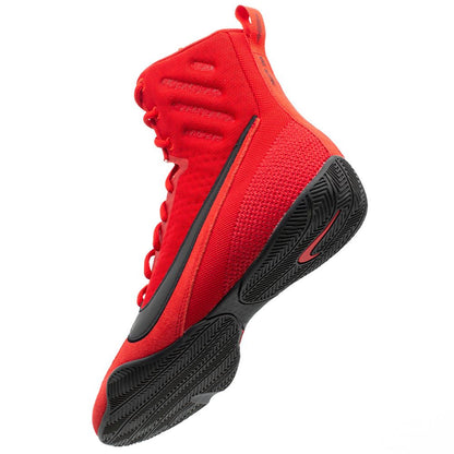 NIKE MACHOMAI 3 BOXING BOOTS - RED/BLACK