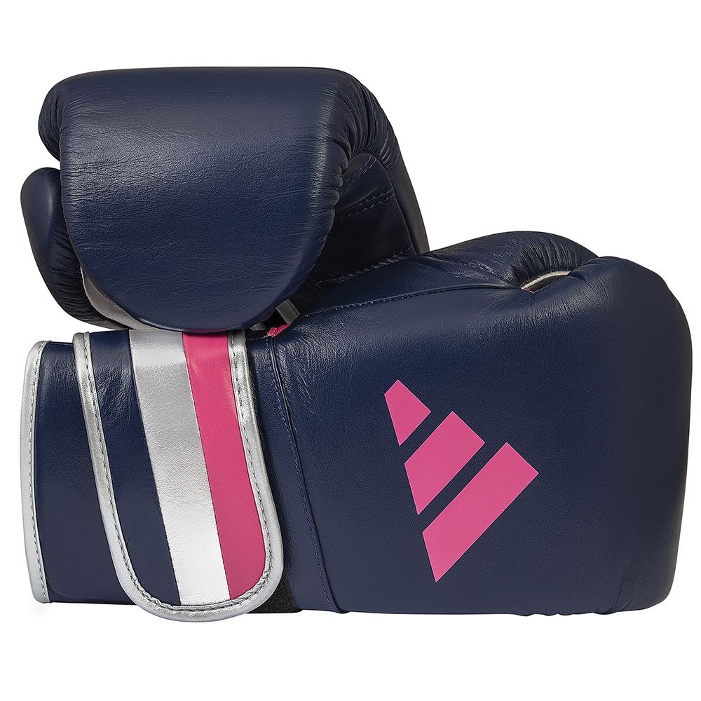 Limited Edition Adidas Adispeed Leather Hook & Loop Boxing Gloves