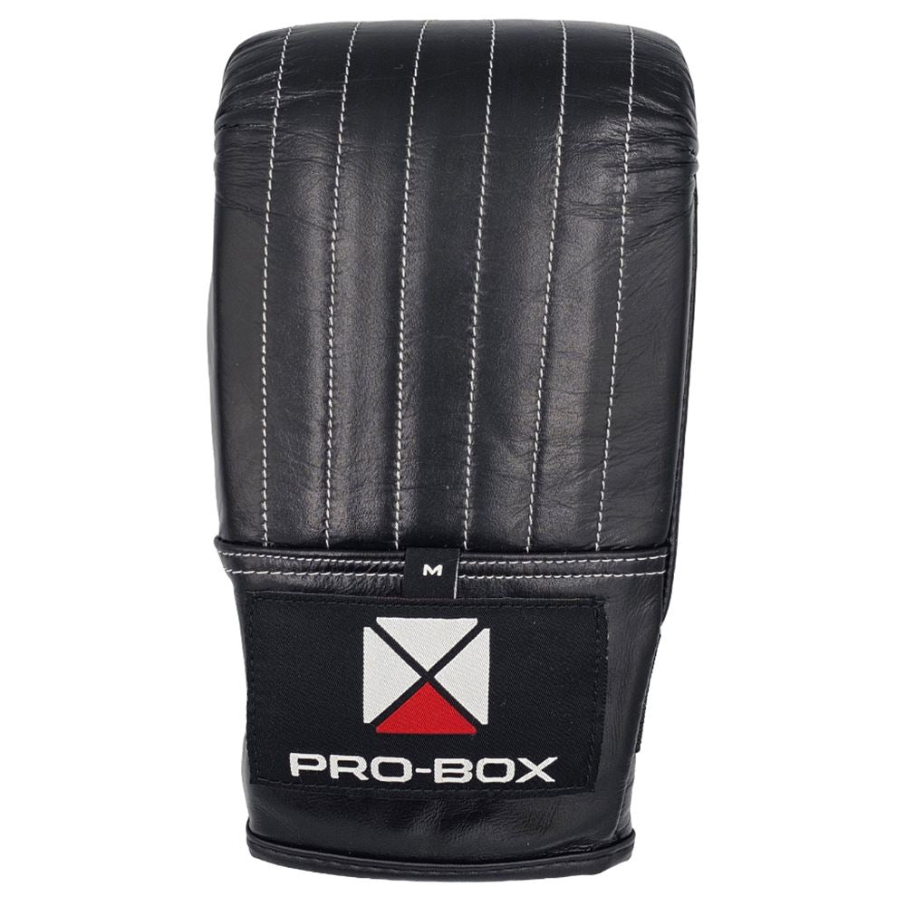 Pro Box Black Pre-Shaped Leather Bag Mitt II