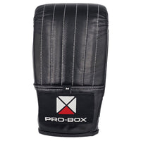 Thumbnail for Pro Box Black Pre-Shaped Leather Bag Mitt II