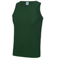 Boxing Plain Poly Vest - Bottle Green