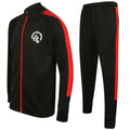 Maidstone Amateur Boxing Club Slim Fit Poly Tracksuit - Black/Red