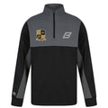 Five Star Kids 1/4 Tracksuit Top - Black/Grey