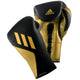 Adidas Speed Tilt 350 Lace Boxing Gloves - Black/Gold