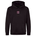 Dennis & Dyer Pink Sparkle Logo Kids Hoodie - Black