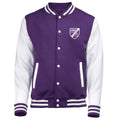Palmarsh Abc Kids Varsity Jacket - Purple/White