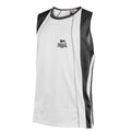 Lonsdale Performance Boxing Ring Wear Vest - White/Black