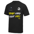 OMNIBUS Boxing Kids Poly T-Shirt - Black/Yellow