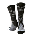 Suzi Wong Fade X-Sole Boxing Socks - Black/White/Grey