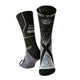Suzi Wong Fade X-Sole Boxing Socks - Black/White/Grey