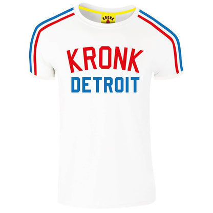 Kronk Iconic Detroit 2 Colour Applique Slim Fit T-Shirt