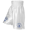 LYMPSTONE ABC SATIN BOXING SHORTS - White